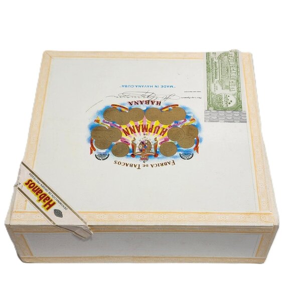 RARE Collecible FABRICA DE TABACOS DE H. UPMANN EMPTY CIGAR BOX HAVANA, CUBA - Picture 5 of 7